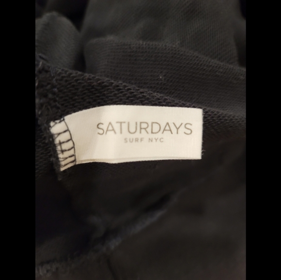 Men's Saturdays NYC Ditch Hoodie, Size: Medium  - Color: Black - Picture 3 of 5
